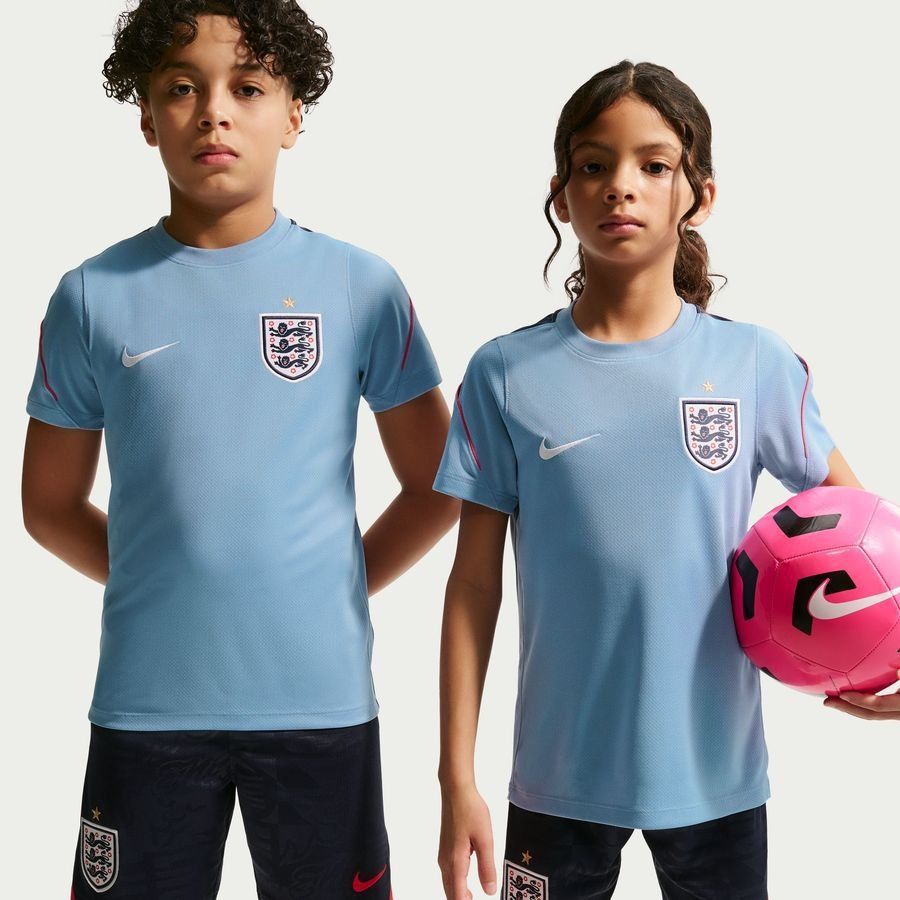 England Training T-Shirt Dri-FIT Strike World Cup 2026 - Work Blue/Obsidian/White Kids