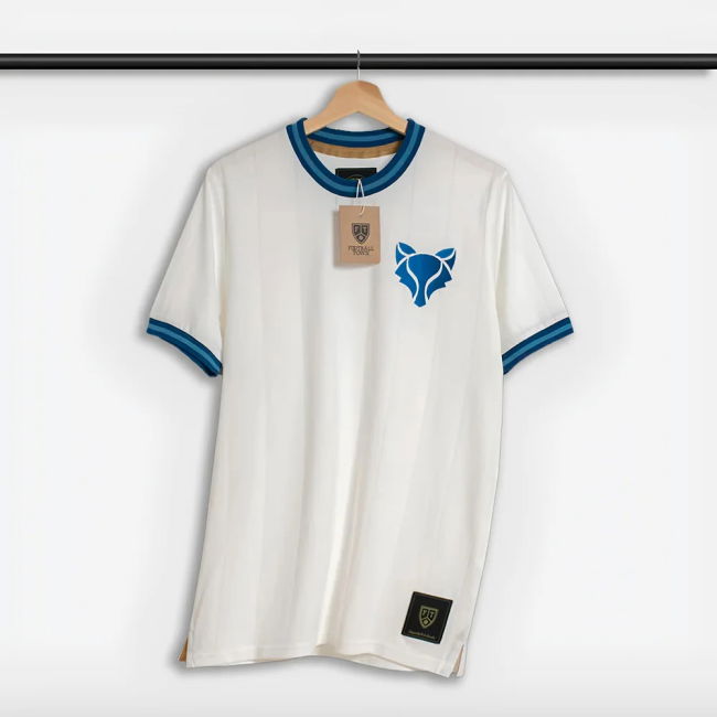 Adult The Fox Away Retro Football Shirt (White)