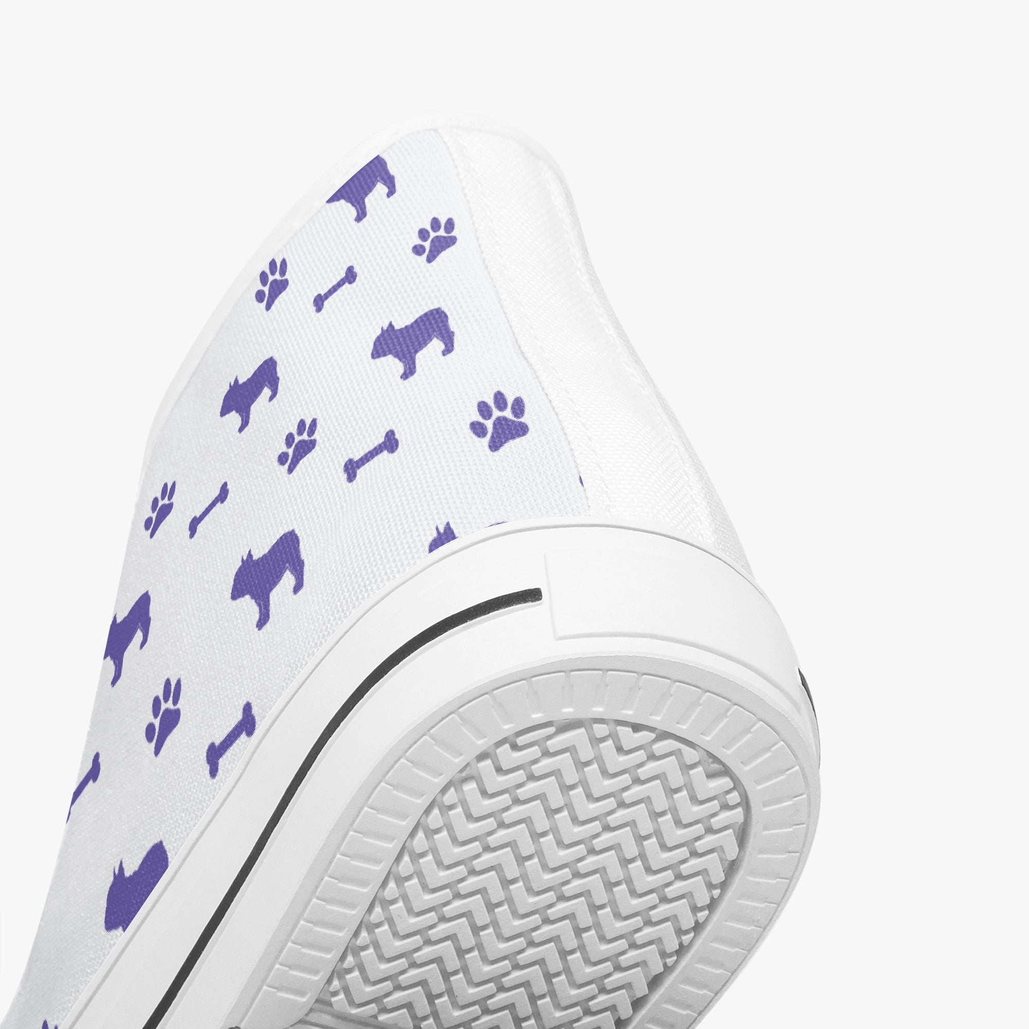 Fashion-Forward Queen - Classic High-top Canvas Shoes for Fashion Lovers