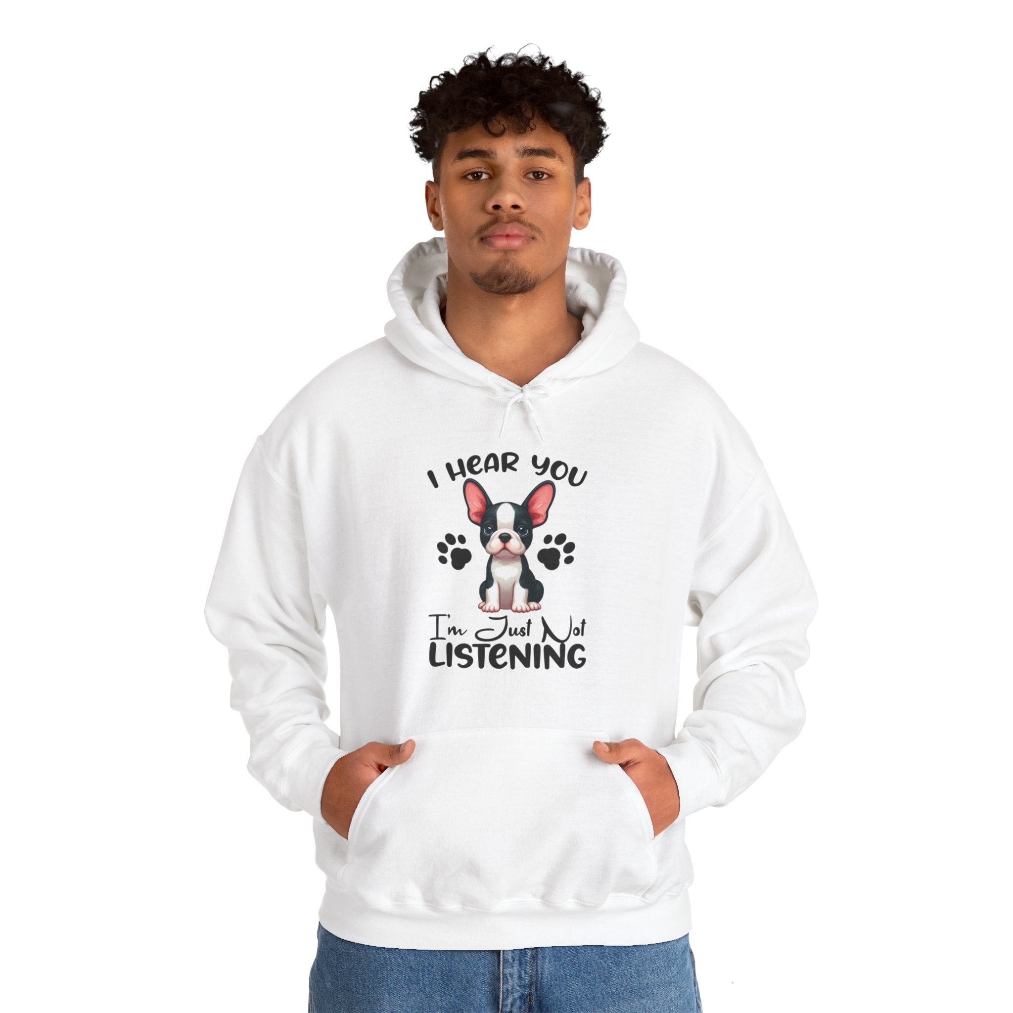 Frenchie-Fan Ozzie - Unisex Hoodie For Boston Terrier Lovers for Street