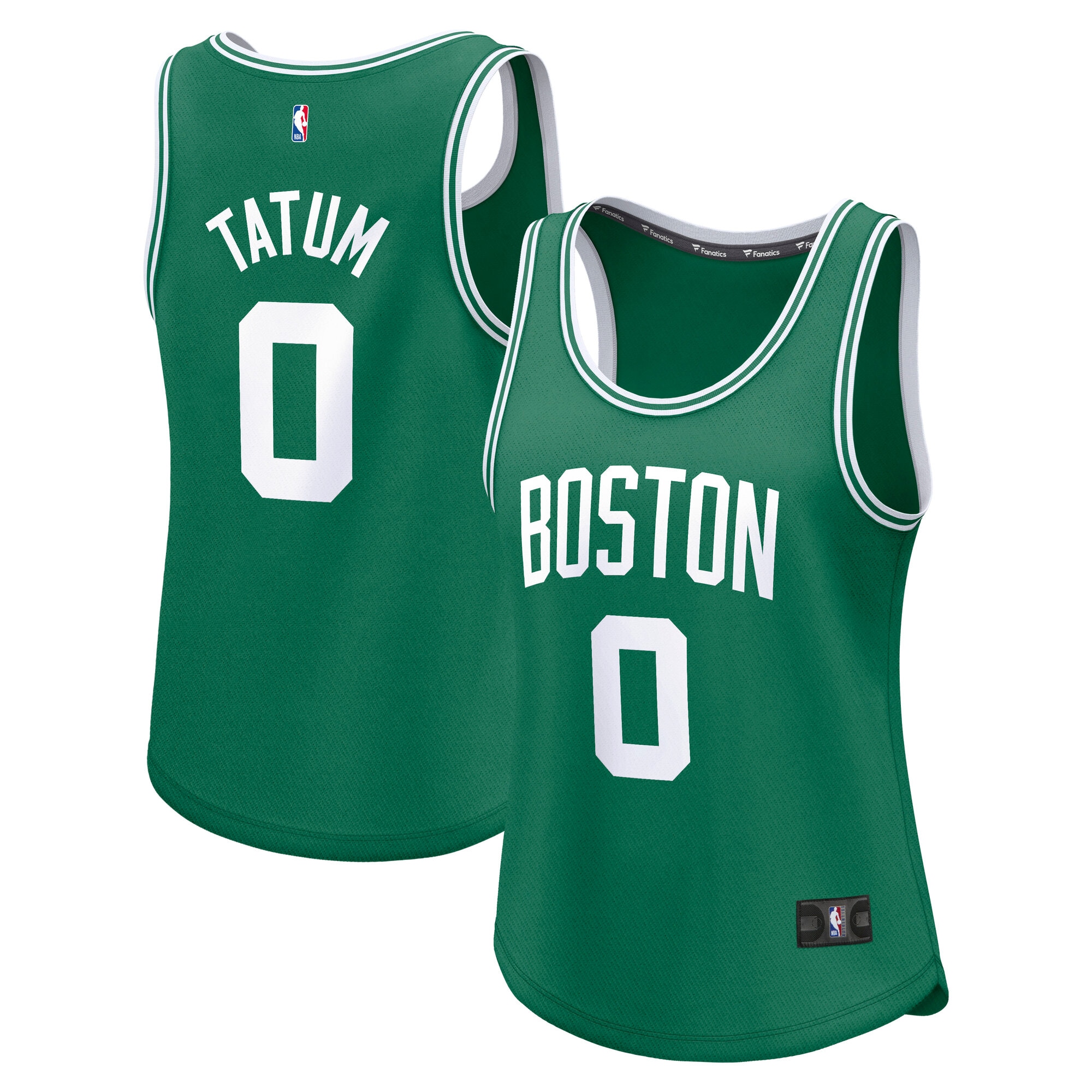 [LK] Jayson Tatum #0 Boston Celtics Women's Fast Break Player Jersey - Icon Edition - Kelly Green