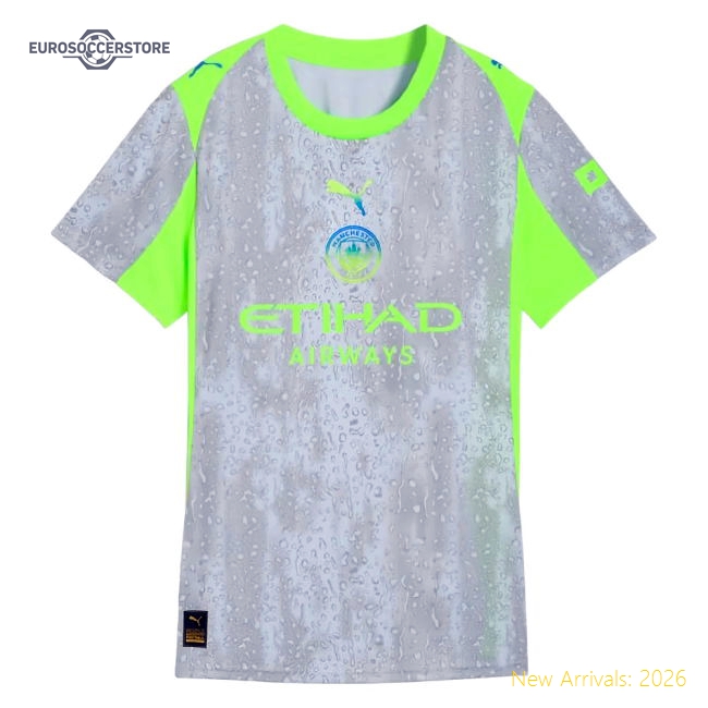 2025-2026 Manchester City Third Fan Version Womens 2026 Man Jersey