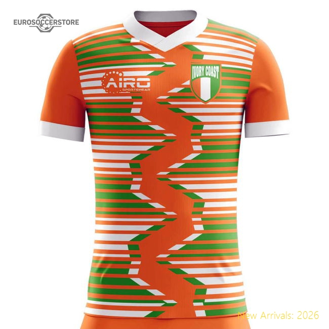 Durable Ivory Coast 20252026 Home Jersey Modern Sleek Quickdry