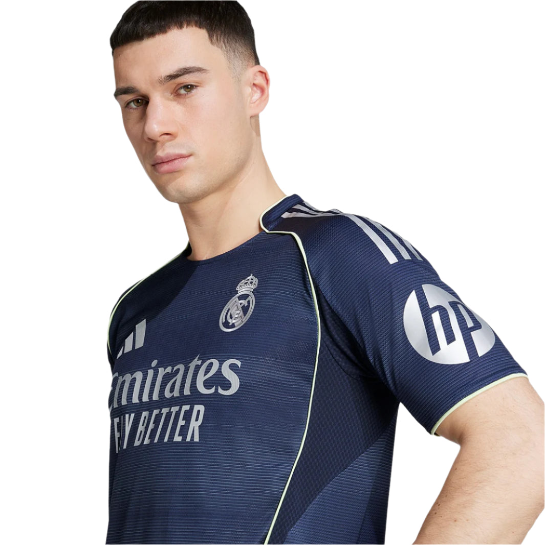 adidas Valverde Real Madrid 25/26 Away Jersey w/ Champions League Patches (Legend Ink)