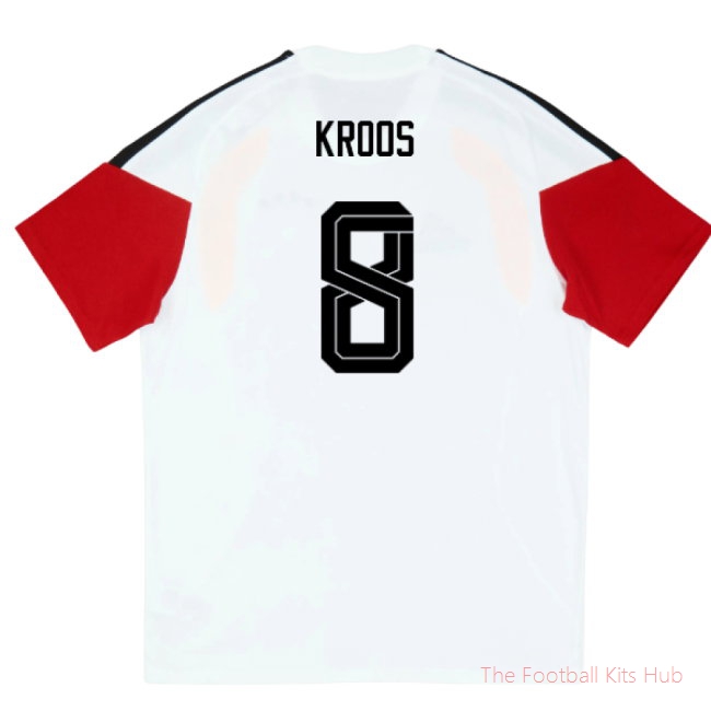 [LK] 2026/27 Germany Training Tee (White) - Kids (Kroos 8)