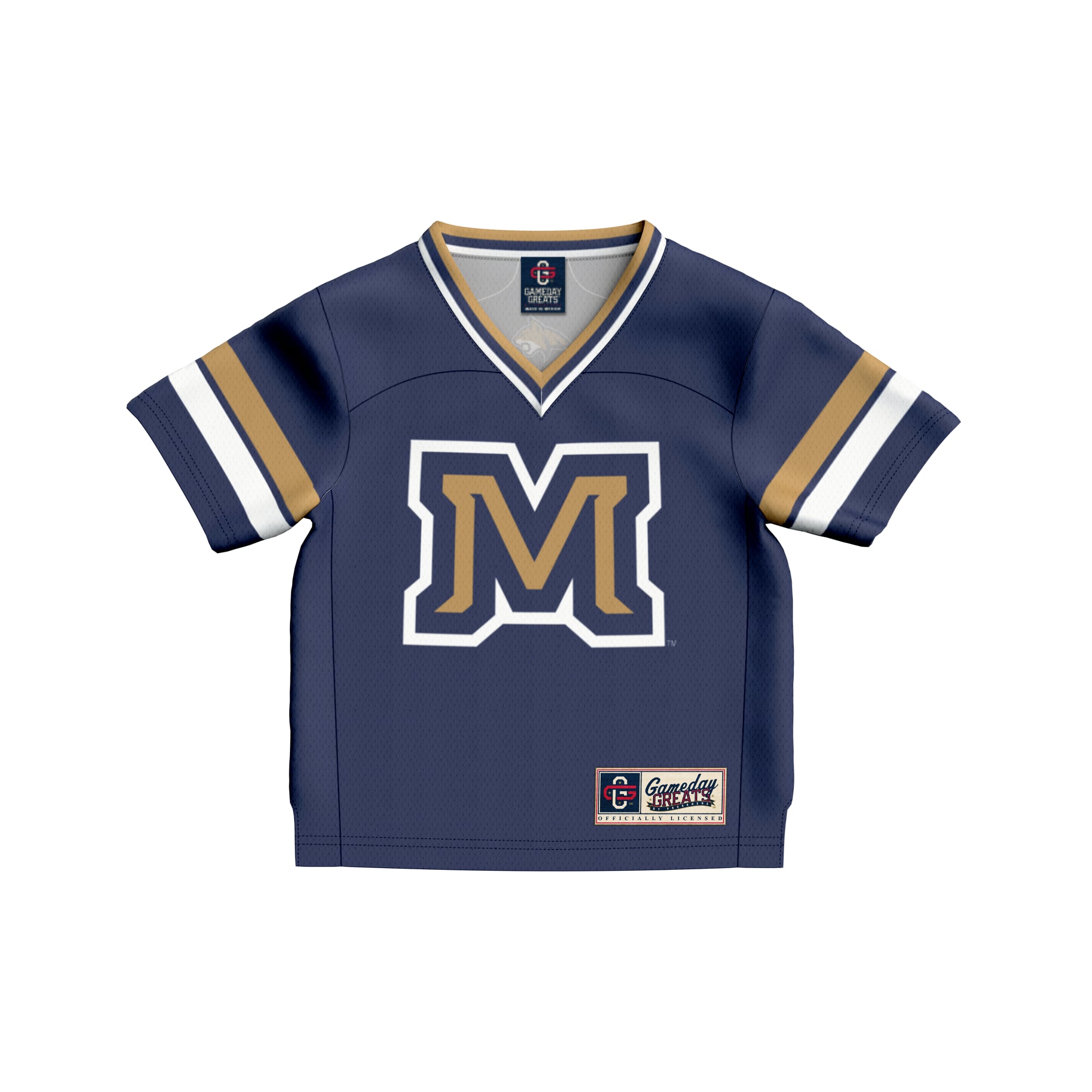 Toddler #00 Navy Montana State Bobcats Lightweight Collegiate Football Fashion Jersey