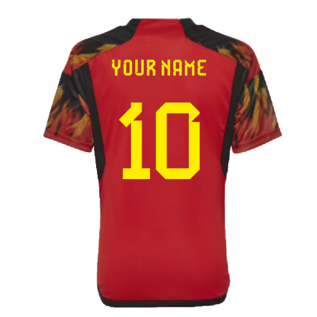 Official 2022-2023 Belgium Home Soccer High Player Breathable Official