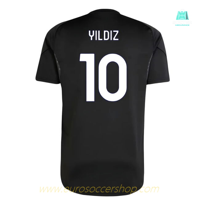 2025-2026 Juventus Training Shirt (Black) (Yildiz 10)