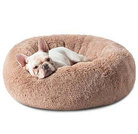 Soft Donutly™: Anti-anxiety French Bulldog Bed for Bulldog Owners