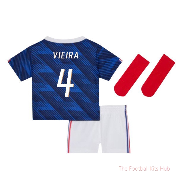 2026-2027 France Kit Vieira #4 National Team Shirt Soccer Jersey