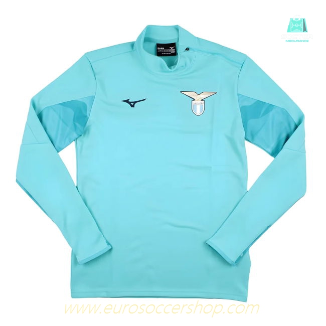 2023-2024 Lazio Half Zip Midlayer Training Top (Azure)