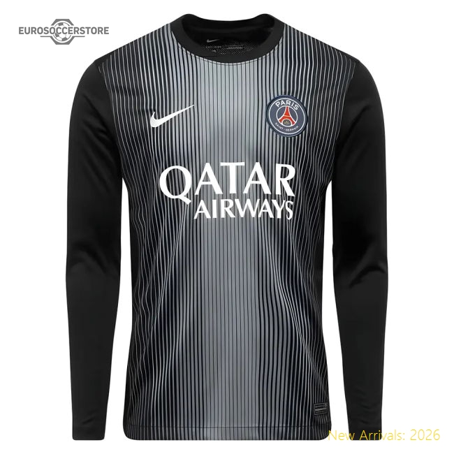 2025-2026 PSG Goalkeeper Shirt (Black)