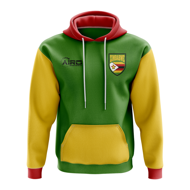 Performance Zimbabwe Concept Country Football Hoody (Green)