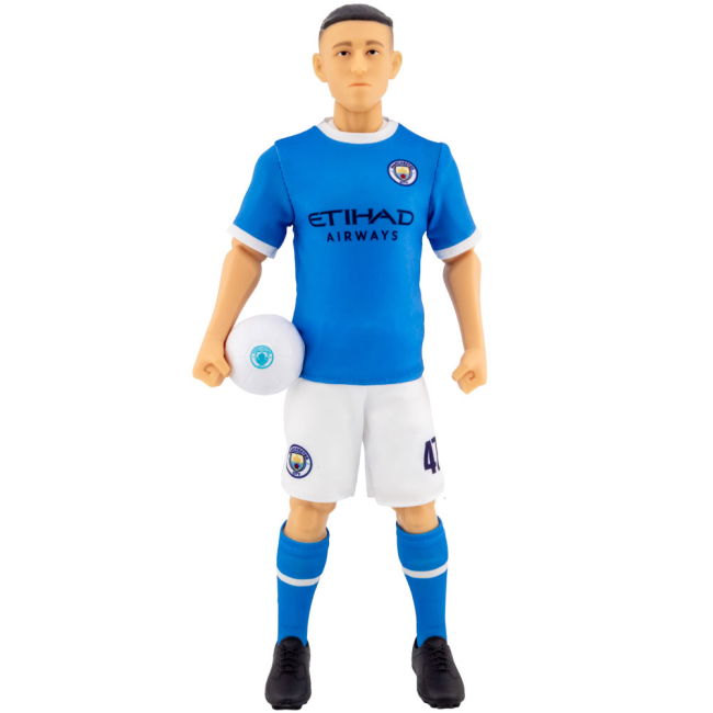 Retro Manchester City FC Foden Action Figure for Game Day