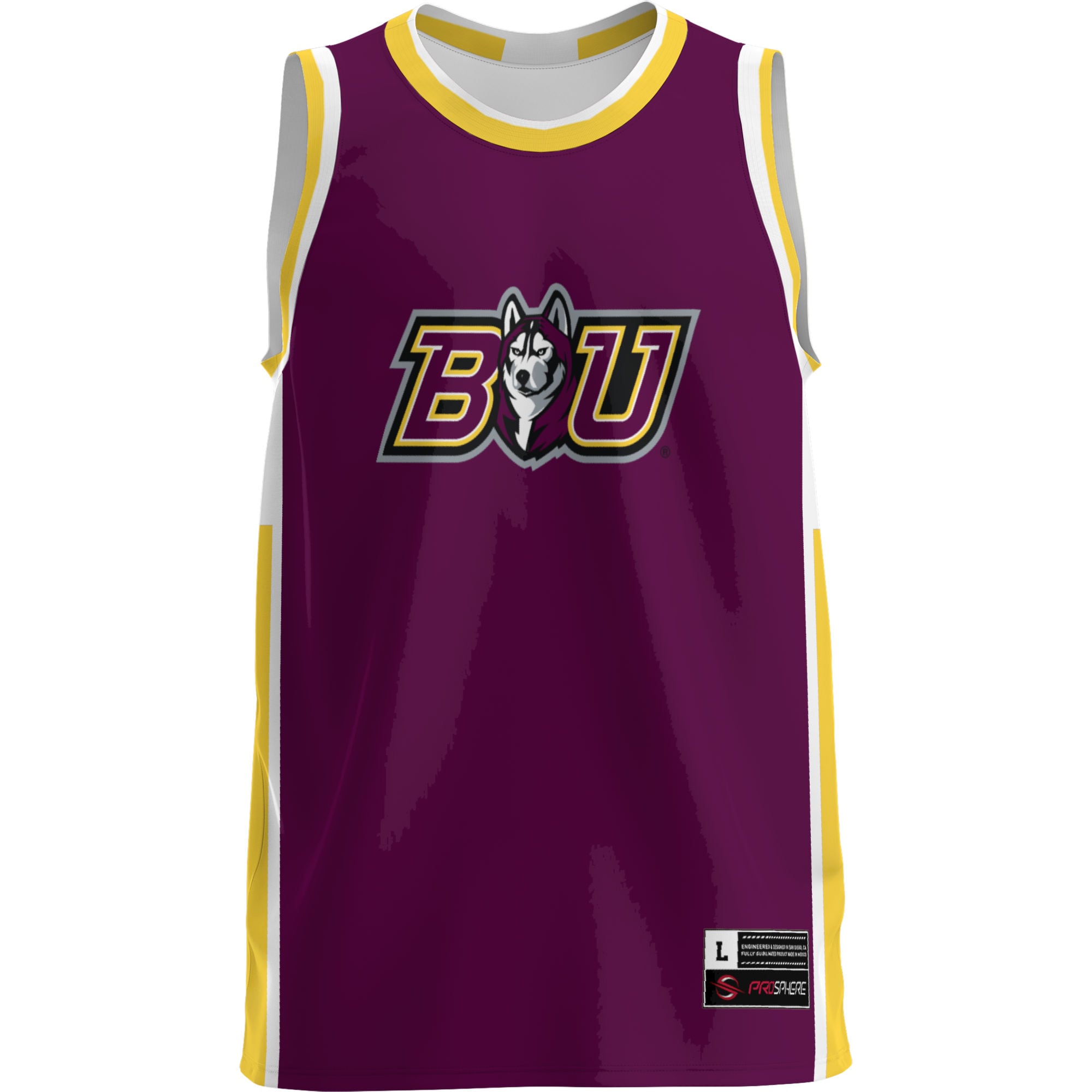 [DDG] Bloomsburg Huskies GameDay Greats Lightweight Basketball Jersey - Maroon