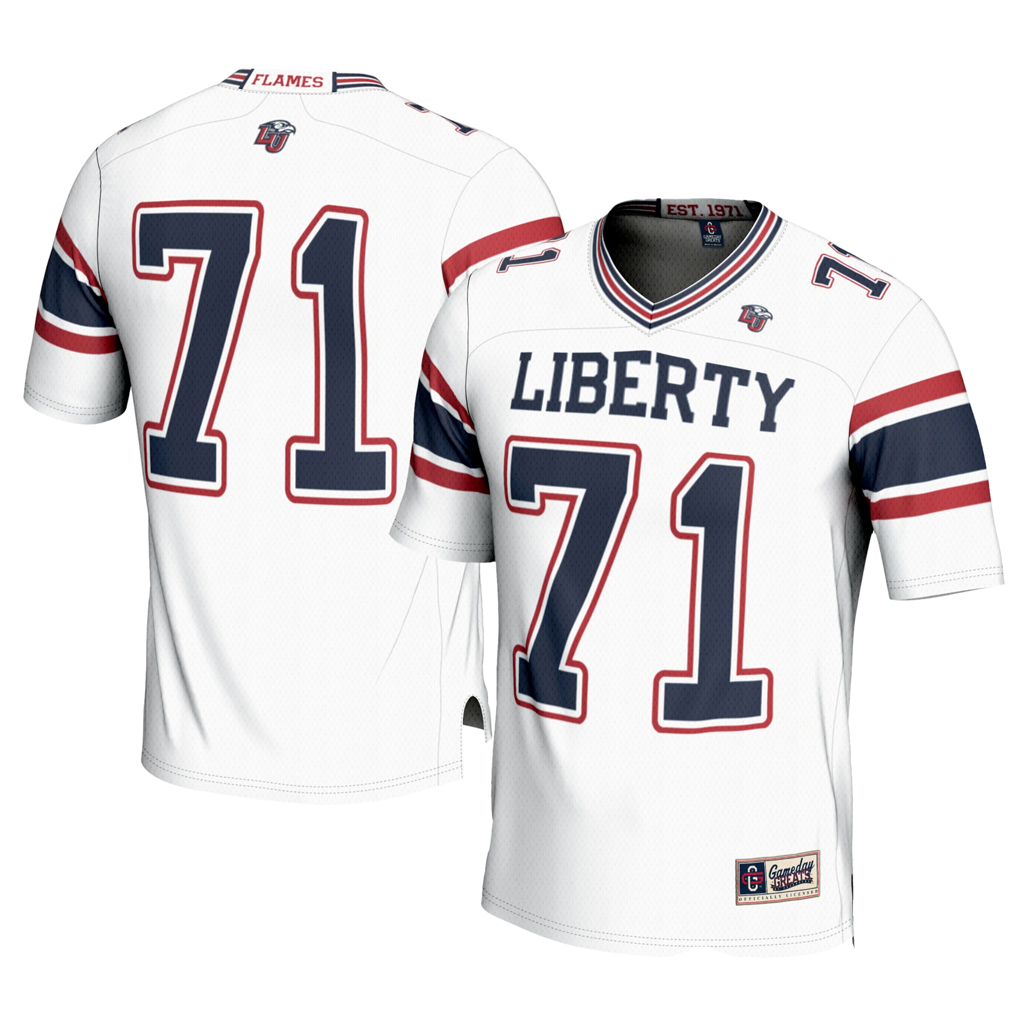 [NJP] Liberty Flames GameDay Greats Football Jersey - White