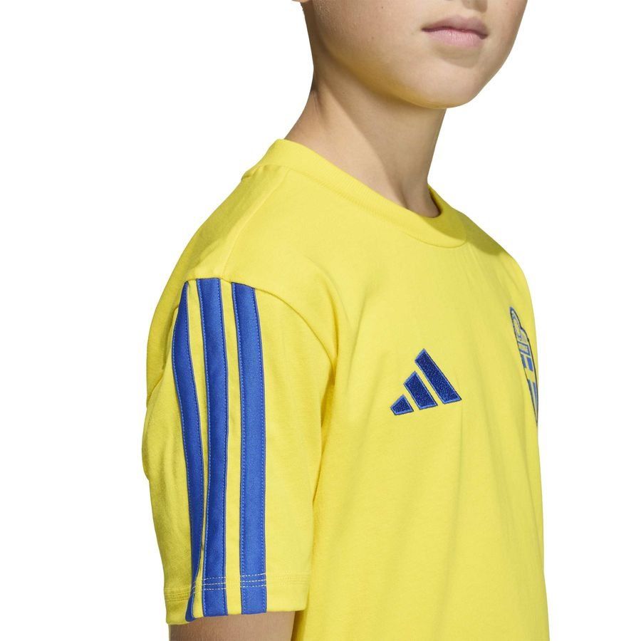 Sweden T Shirt Dna Yellow Kids For Algeria Football Fans