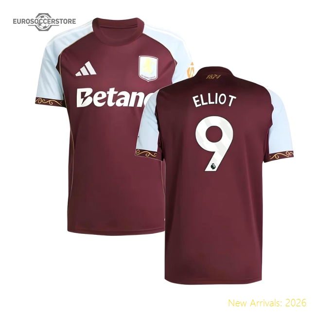 2025-2026 Aston Villa Home Shirt (Elliot 9)