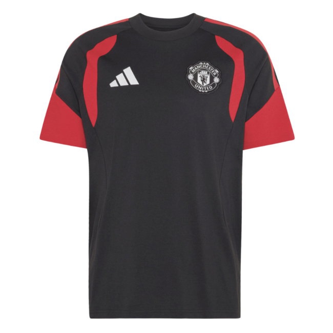 [JED] 2026-2027 Man Utd Tiro Training Tee (Black) (Mainoo 37)