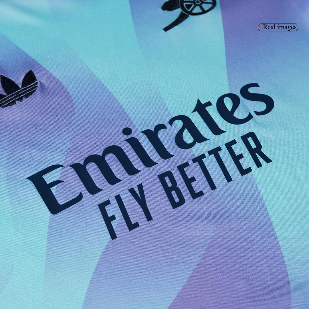 Kid's Arsenal Third Away Soccer Jersey Kit(Jersey+Shorts+Socks) 2024/2