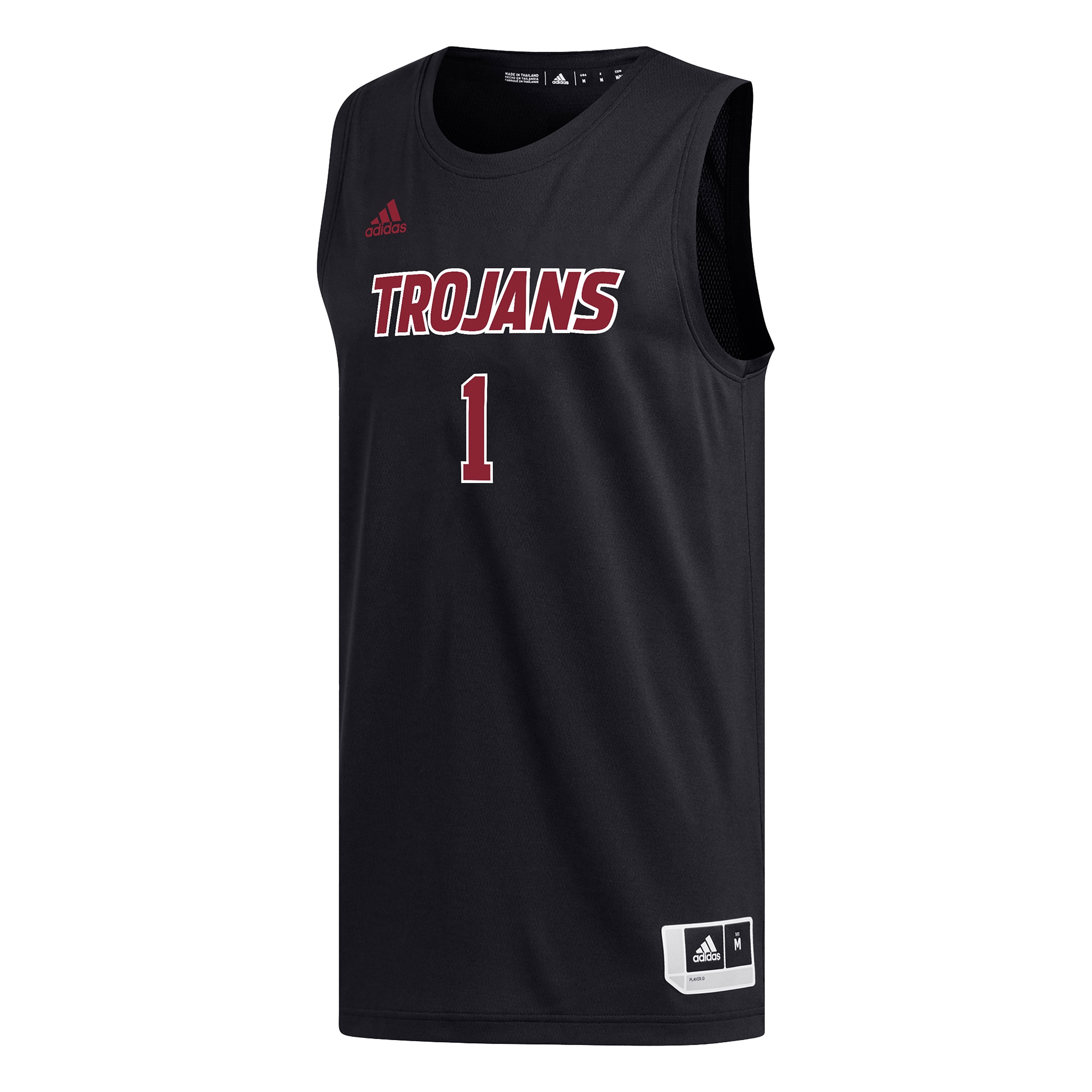 [DDG] Troy University Trojans Replica Basketball Jersey - Black