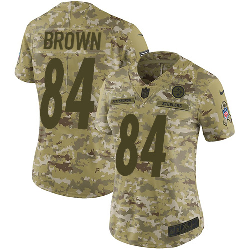 Official P S Steelers NFL #84 Antonio Brown Brown Limited Jersey