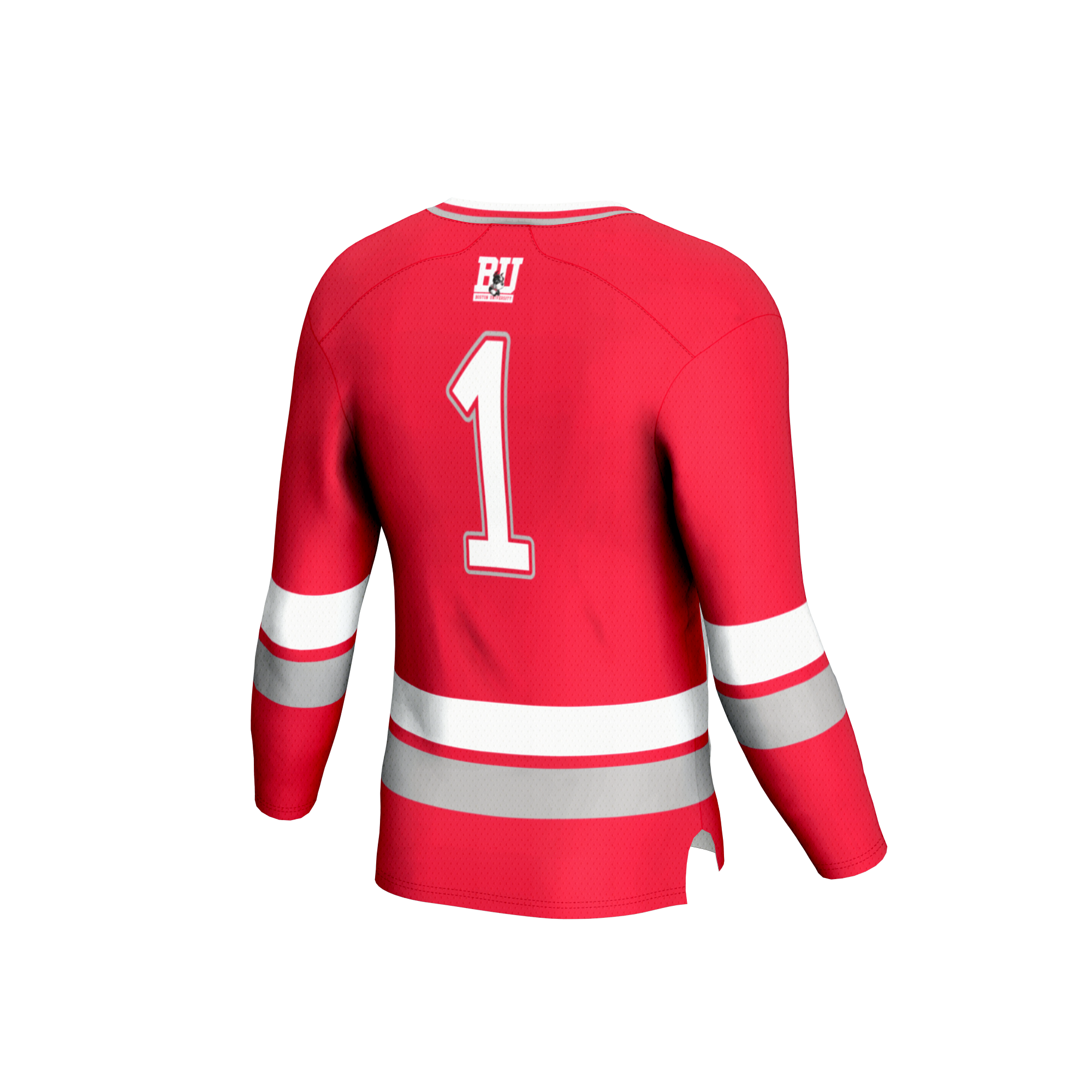 [NJP] Boston University GameDay Greats Unisex Lightweight Men's Hockey Team Fashion Jersey - Scarlet
