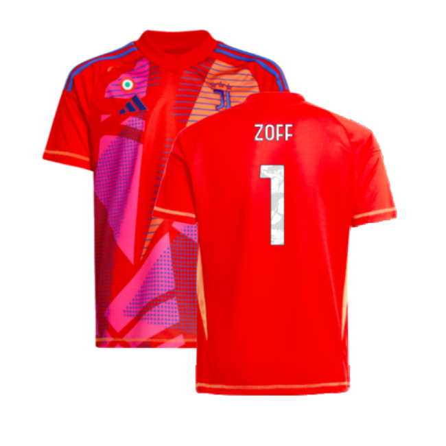 2024-2025 Juventus Home Economic Shirt (Kids) (Red) Lightweight
