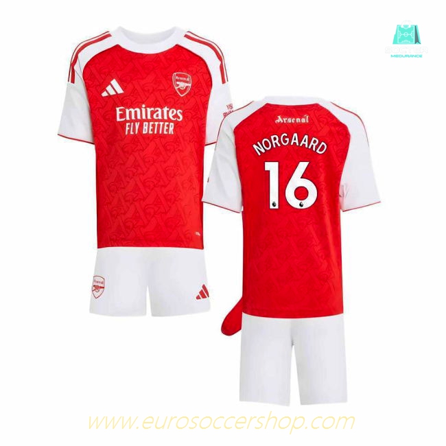 2025-2026 Arsenal Home Mini Kit (Norgaard 16)