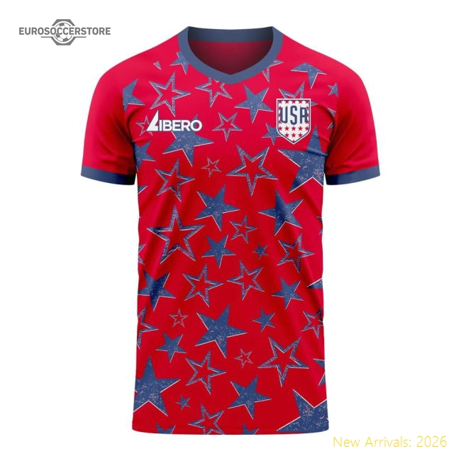 Excellent Stars And Stripes 2025-2026 Third Concept Football Kit (l