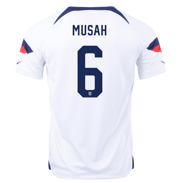 USA 2022-2023 Season Home Football Shirt –  Fan Version S
