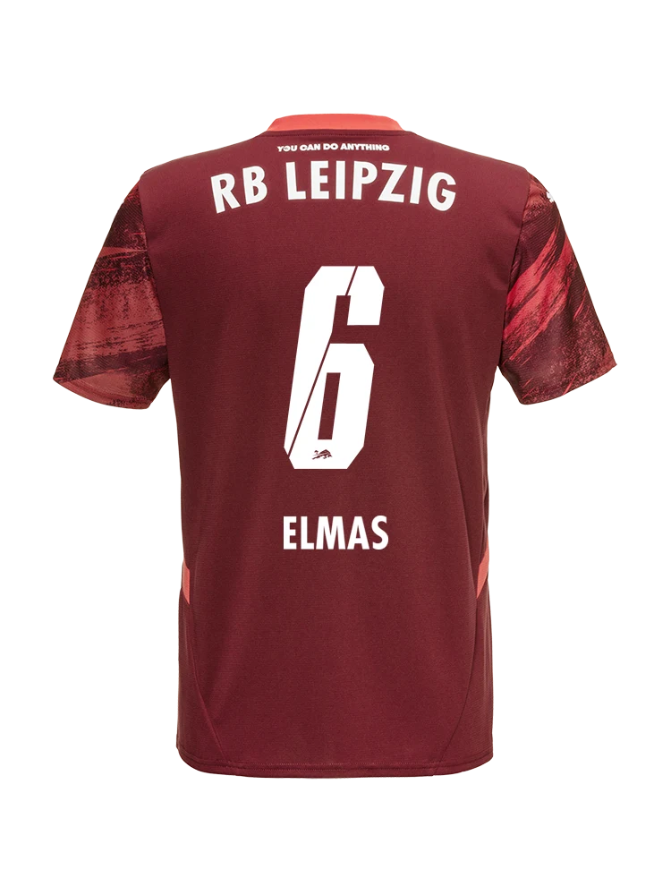 RB Leipzig 24-25 Season Away ELMAS Number 6 Football Jersey