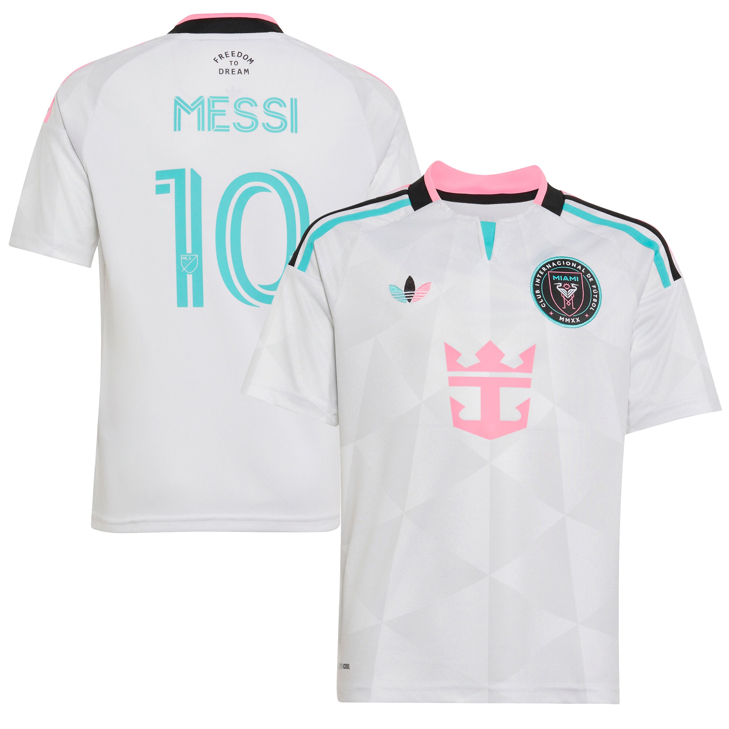 [SJH] Lionel Messi #10 Inter Miami CF Youth 2026 Third Replica Jersey - White