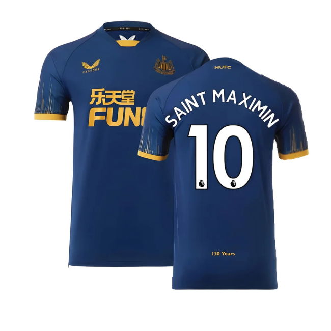 Top Tier Newcastle Newcastle Away Shirt Saint Maximin #10 2025-202...