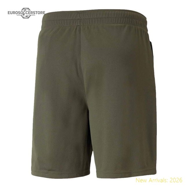 2022-2023 Ac Milan Training Athletic Shorts (dark Green)