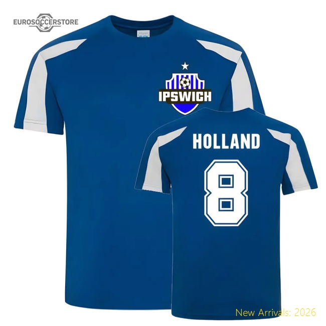 Matt Holland Ipswich Sports Practice Jersey (blue) - Premium Quality