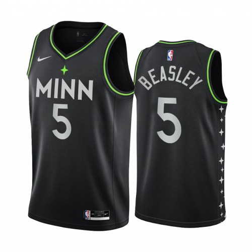 Premium MIN NBA Swingman Jersey #5 Malik Beasley 2020 City - Black