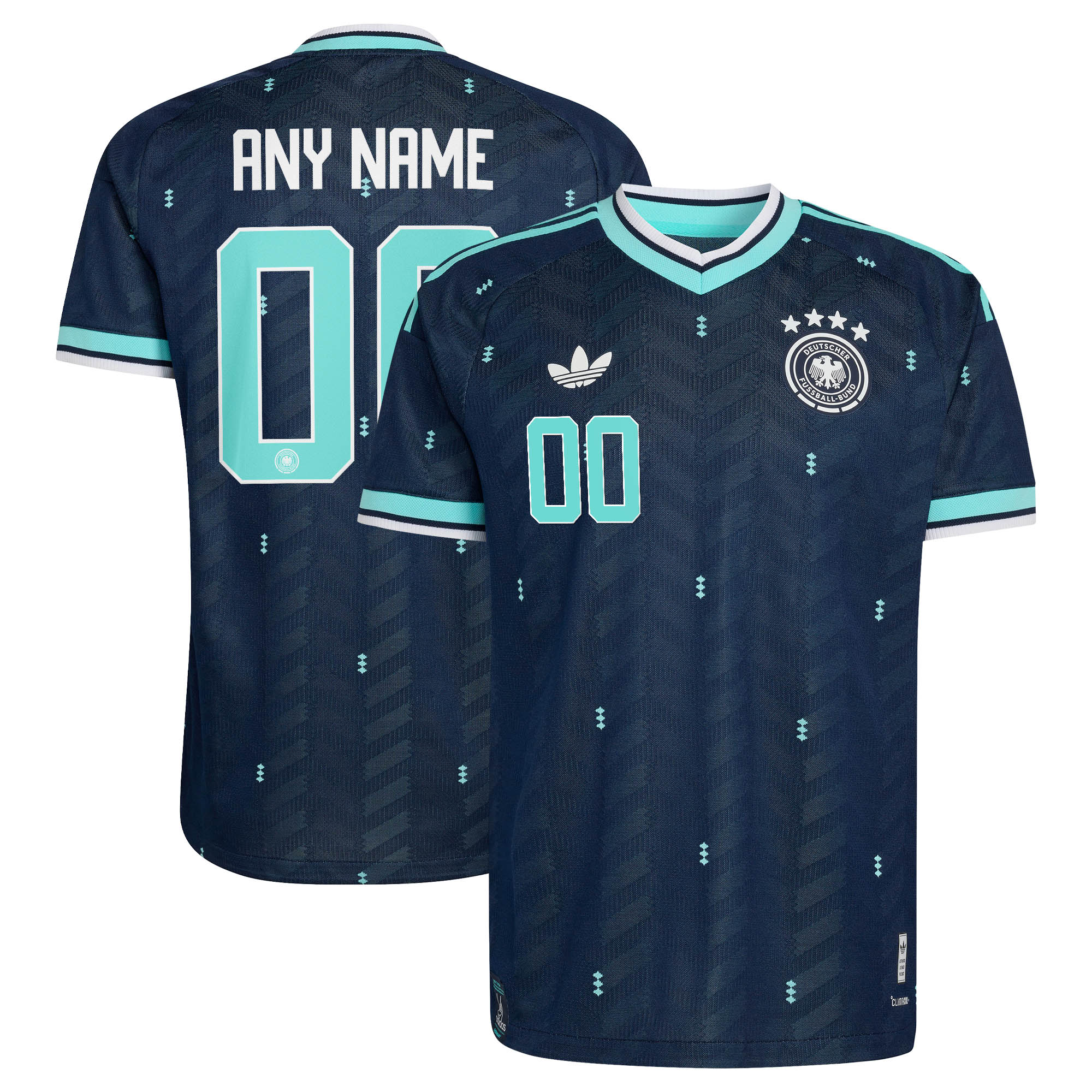 [JED] Women's Germany National Team 2026 Away On-Field Authentic Custom Jersey - Navy