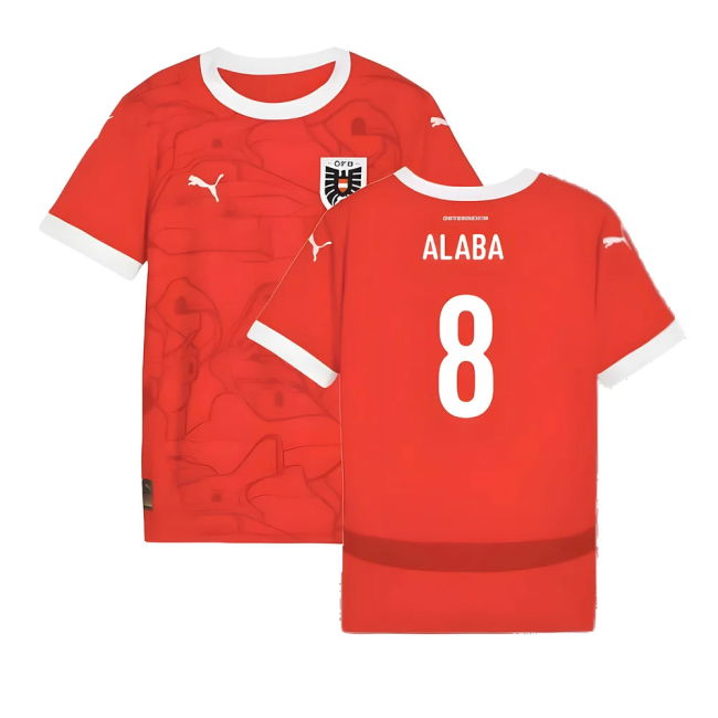 Austria 2024-2025 Home Shirt - (Kids