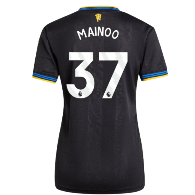 2025-2026 Man Utd Authentic Third Kit (Womens) (Mainoo 37)