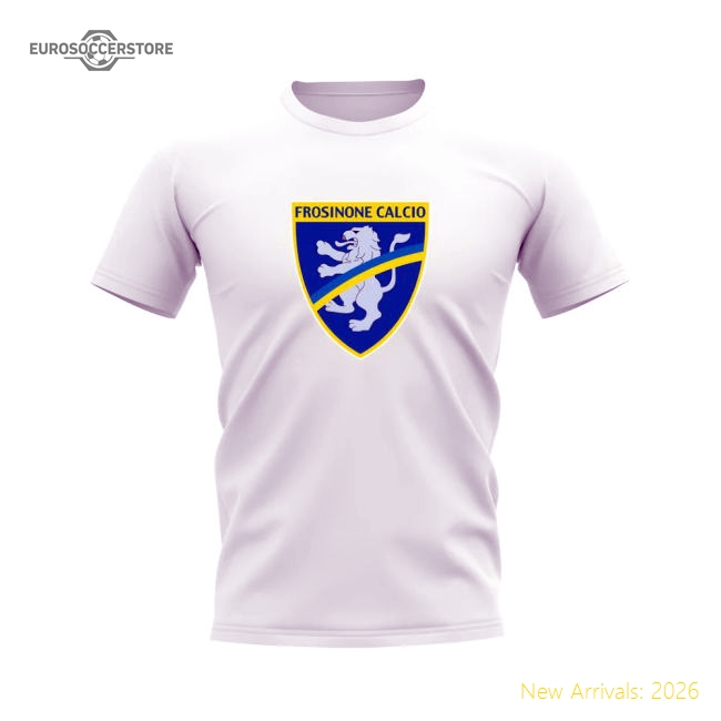 Top-grade Frosinone Badge T-shirt (white) - Fan Collection