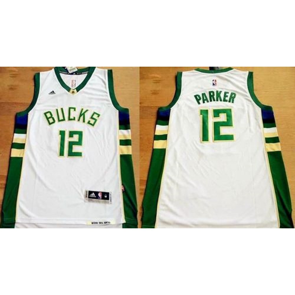 Limited Men's Milwaukee Bucks #12 Jabari White Basketball Jersey
