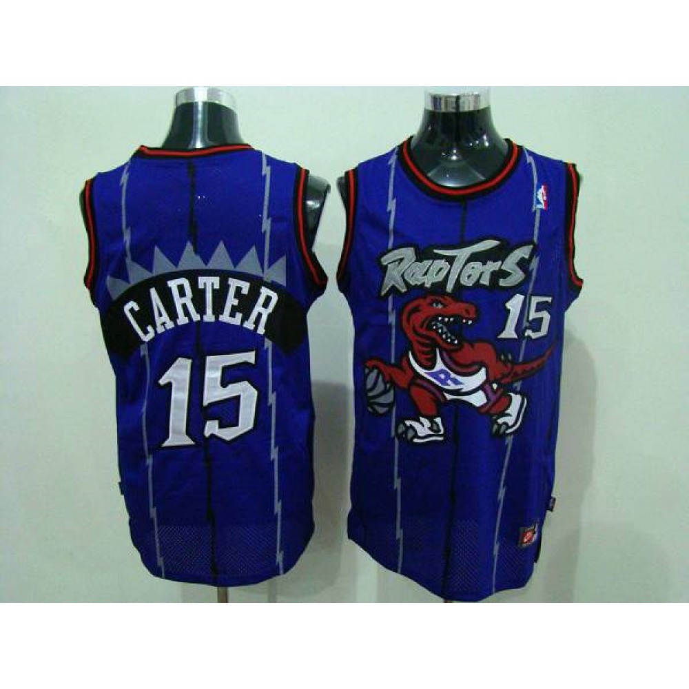 Performance Durable Men's Raptors #15 Vince Blue Basketball Jersey