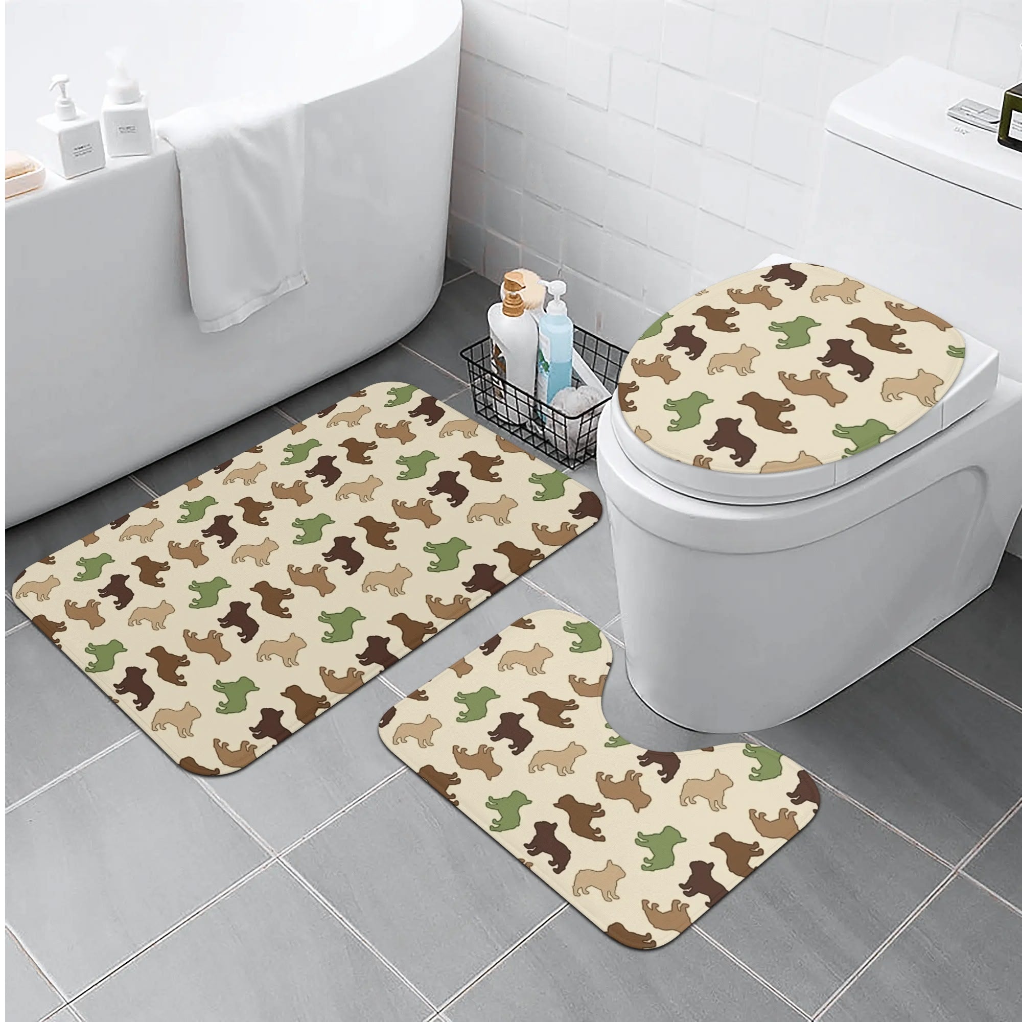 Breed-specific Poppy - Breed-specific Bathroom Toilet Set Summer Wear