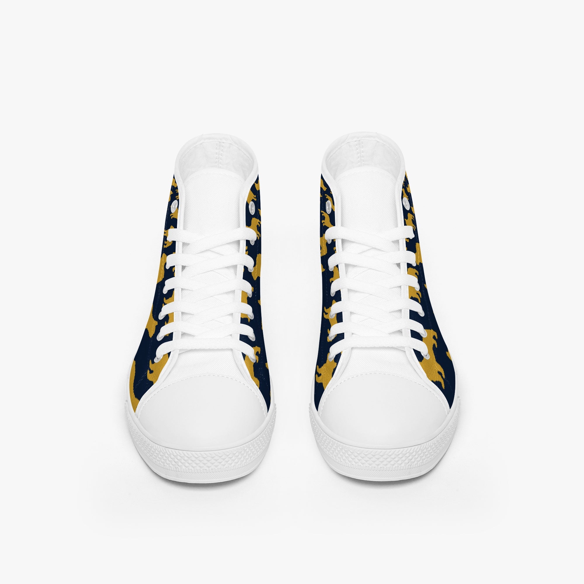 Fashion-Forward Milo - Classic High-top Canvas Shoes for French