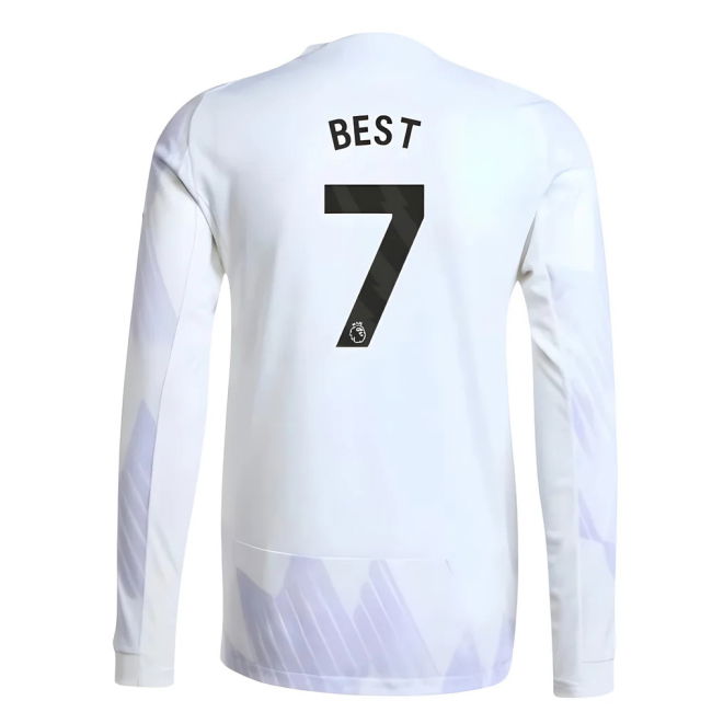2025-2026 Man Utd Authentic Long Sleeve Away Top (Best 7)