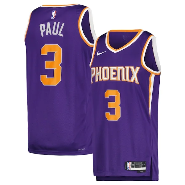 Elite Chris Paul PHX Basketball Jersey - White - Licensed Product