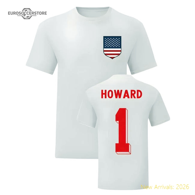 Elite Tim Howard Usmnt National Hero Tee (white) - Fantastic Value
