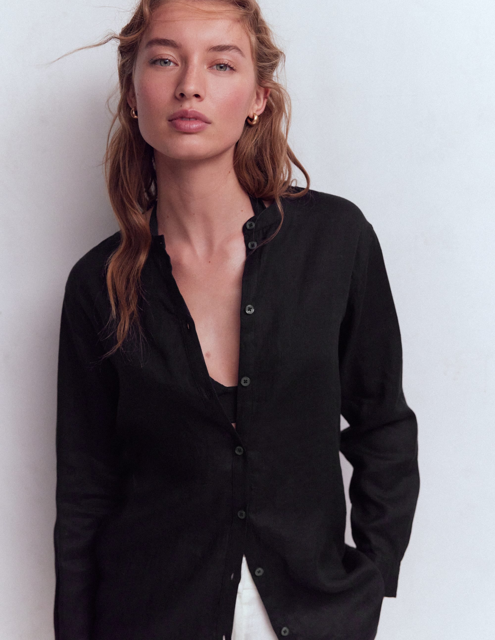 Longline Linen Shirt