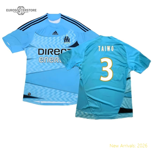 Match-Day Marseille 2009-10 Away Shirt ((Excellent) M) (Taiwo 3)